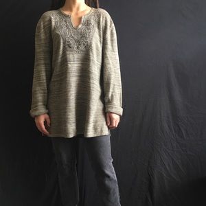 Tunic oversized sweater